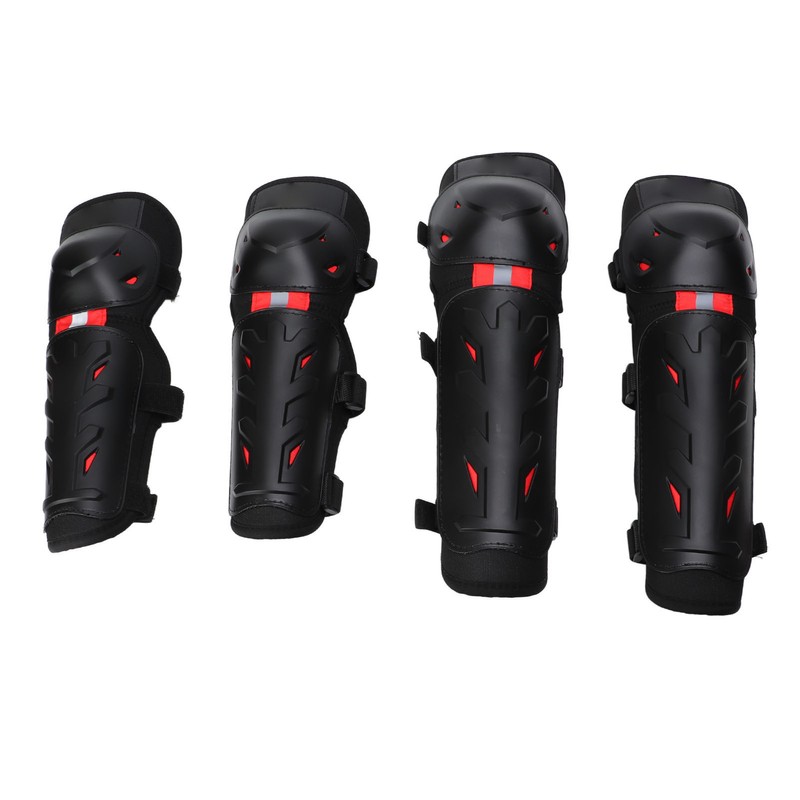 4PCS Knee Pads Elbow Pads Night Luminous Knee Protective Gear