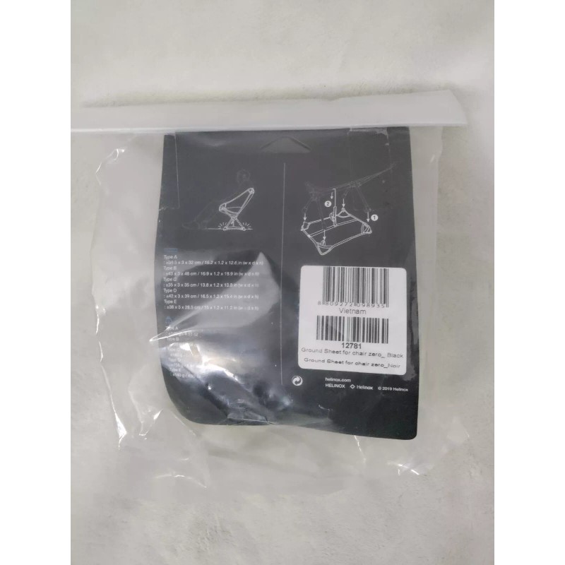 Helinox Chair Zero Ground Sheet Accessory for Camp Chairs