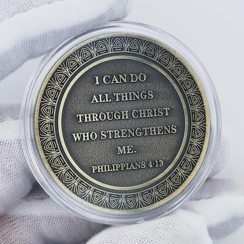 Christian Knight Templar Challenge Coin Armor of God Coin- Philippians