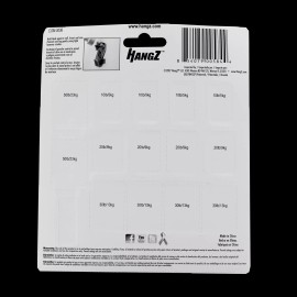 HangZ Gallery Picture Hangers Holds 10lb-50lb 14 Hooks per pack