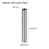 sourcing map M6 Internal Thread Dowel Pin 2pcs 10x70mm Chamfering