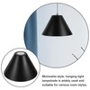 Baluue Industrial Light Shade, Cone Ceiling Bulb Guard, Black DIY