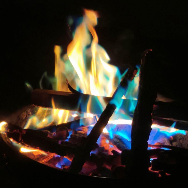 Phoenix Powder 250 g Fire Powder; Colourful Fire for Fireplace,