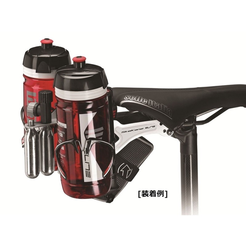 ELITE SKEKANE 0280000002 Rear Mount System Bottle Cage, Black