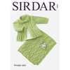 Sirdar Knitting Pattern 4941 - Baby Matinee Coat and Blanket