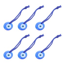 HOMSFOU Turkish Blue Evil Eye Hanging Hanging 6 Pack
