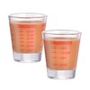 Shot Glass Measuring Cup，Espresso Shot Glass 26-Incremental Measurement 30ml，1oz, 2