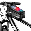 WILD MAN Rainproof Bicycle Front Frame Bike Bag with Touch