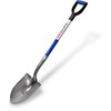 MARSHALLTOWN Proscape Stainless Steel Shovels, Round Point Type, D-Grip Handle,