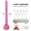 TiTo 2Pcs Titanium Spork Ultralight Long Handle Spoon Fork Portabale