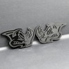 Emblem Badge 2pcs Rhino Badges Emblem Black Mate Black BADGES