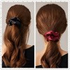 FAMEZA Satin Silk Hair Elastic,Women Fluffy Soft Silk Hair Scrunchies