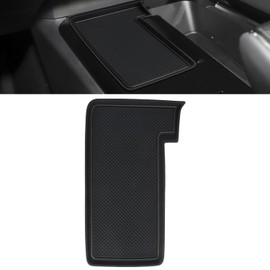 Auovo Charging Mat Compatible with 2025 2026 Toyota Camry Accessories Center Control Liner Anti-Slip Silicone Interior (Black Version 1)