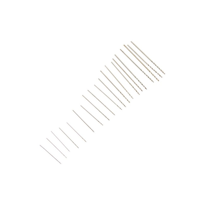 Kaufhof 06-00090 20 piece Tiny Small Drill Bits #61-80 Numbered