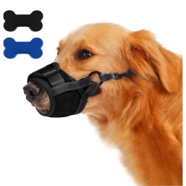PawWares Dog Muzzle Soft Nylon Adjustable-Bre