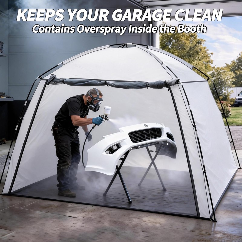 VOXOR Portable Paint Booth Tent, Large 10 x 6 x