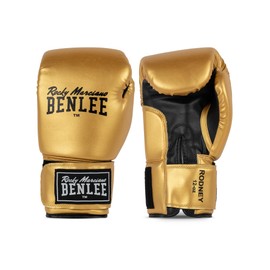 Benlee Rocky Marciano PU Training Glove Rodney - Gold/Black, 10oz