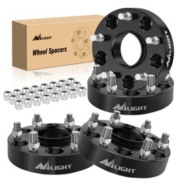 Nilight 6x5.5 Wheel Spacers for Ram 1500 2019 2020 2021 2022 2023 2024,1.5 inch Wheel Spacers with 77.8mm Hub Bore M14x1.5 Studs-4 PCS