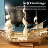 1: 130 Wooden Model Sailboat Kit for Adults Improve Hands