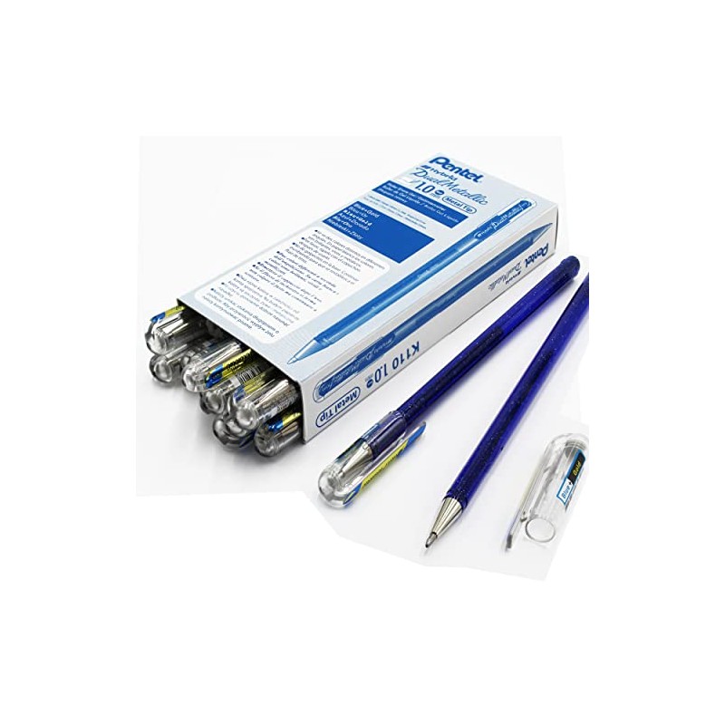 Pentel Hybrid - Dual Metallic - Liquid Gel Rollerball Pen