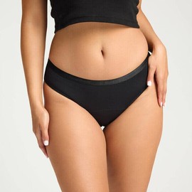Modibodi Classic Bikini Light Moderate - Black, Size 6