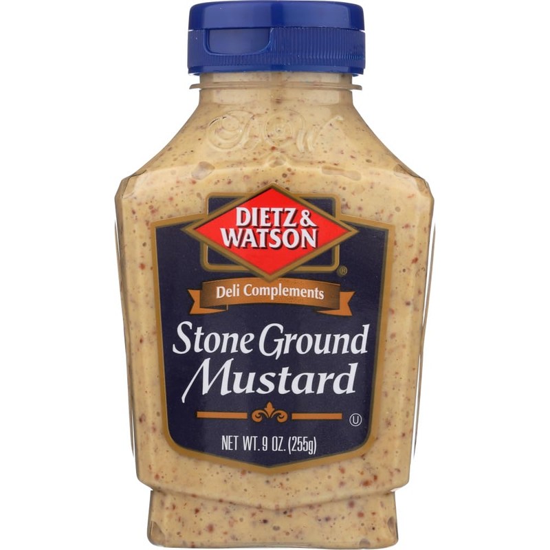 Dietz & Watson, Deli Compliments, Stone Ground Mustard, 9oz Bottle