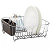 Neat-O Kitchen Steel Over Sink Dish Drying Rack with Cutlery
