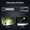 Cinlinso Flashlight High Lumens Rechargeable 2 Pack, 990000 Lumen Super