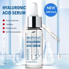 2 piezas de suero de ácido hialurónico, suero hidratante, reafirmante de la piel, mejora la elasticidad de la piel, reduce las arrugas, unifica el tono de la piel