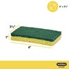 Scrubee Heavy Duty Scrub Sponge with Scouring Pad, Kitchen Dishwashing,