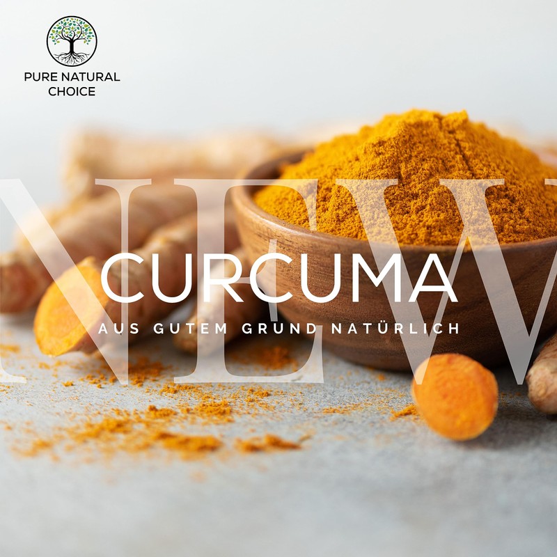 PURE NATURAL CHOICE Curcuma Extract 15000 – TÜV Tested –