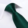 DiBanGu Boys Emerald Green Pre-Tied Neckties and Pocket Square Set