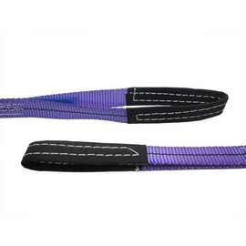 FREAK Belt Sling E Type Double-ended Eye Shape Lifting Sling, Load Capacity 1766.3 lbs (800 kg), Width 1.0 inches (25 mm), Length 1.2 ft (0.6 m), Purple