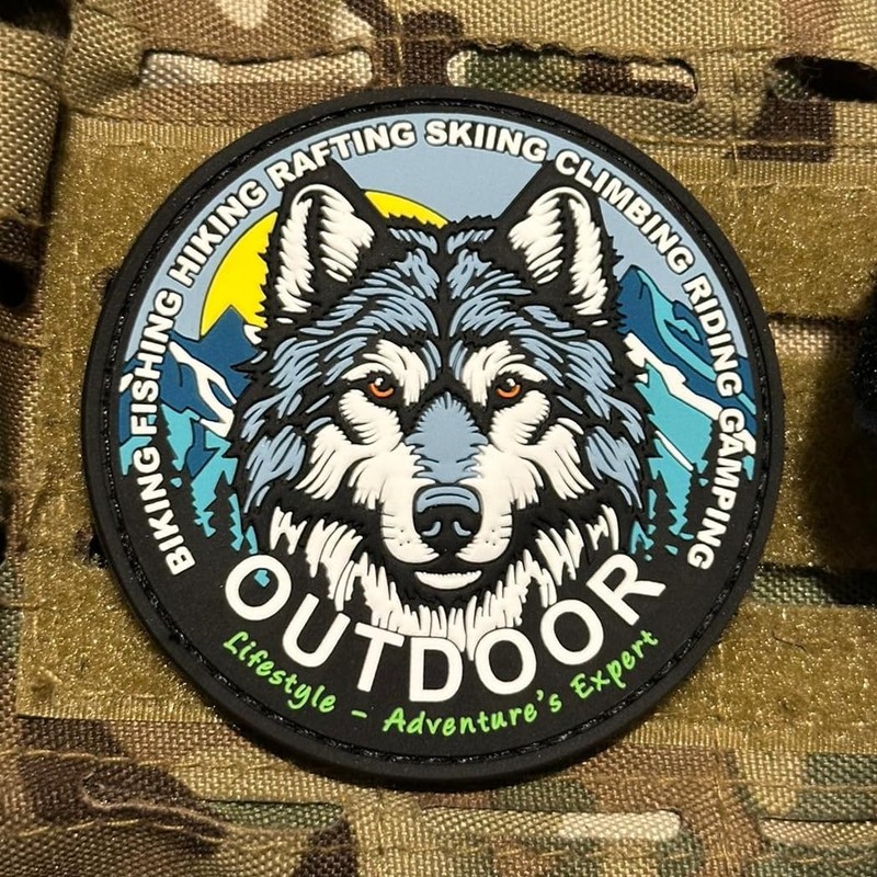 outdoor Adventure | Patch 3D PVC Scratch Hook&Loop | Pin