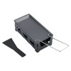 Portable Non-Stick Cheese Raclette Rotaster Baking Tray Set, Mini Raclette