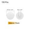 sourcing map 150Pcs Plastic Screw Caps for Eccentric Wheels Cam