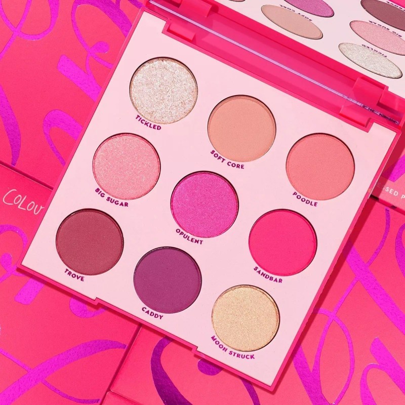 ColourPop Paleta De 9 Sombras Rosas Oh La La -