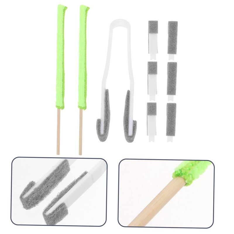 Gatuida Detail Cleaning Brush Set for Blinds and Vents Duster