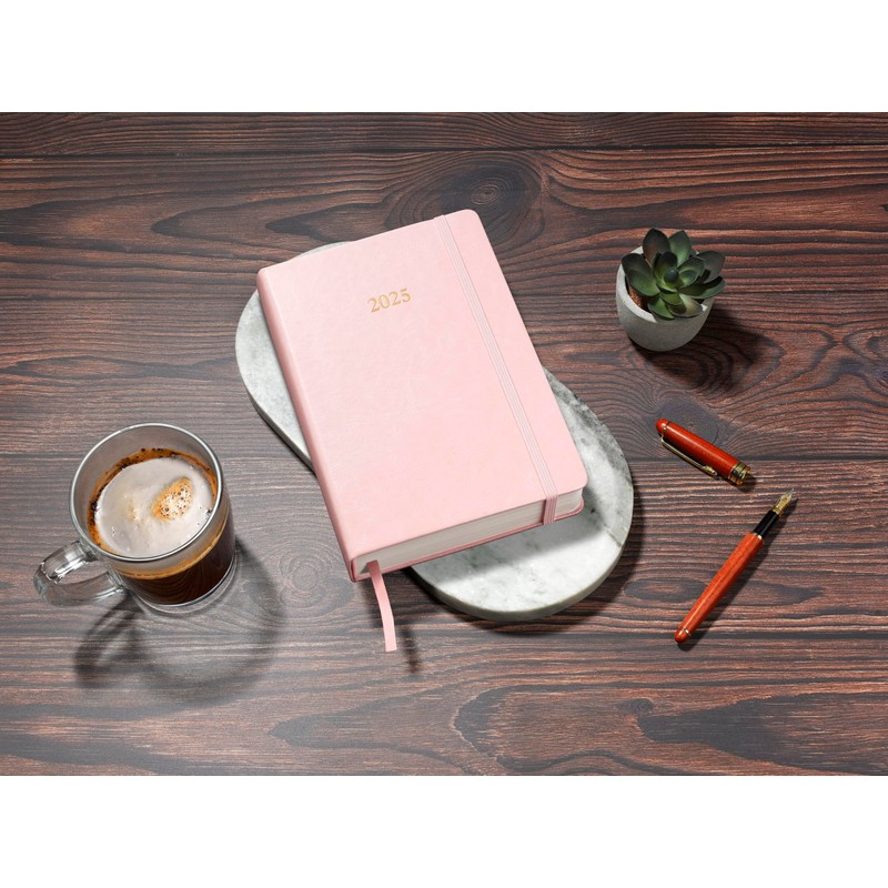 Wykeham's Executive 2025 Diary Journal with One Page a Day