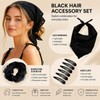 Hair Accessories Set For Women - Headscarf - Scrunchie -
