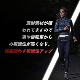 MAXTOP Running Pouch, Waist Pouch, Jogging Pouch, Thin, Lightweight, Breathable, Sweat Proof, Won't Sway, Smartphone Compatible, Waist Bag, Men's, Women's, Jogging, Walking, Marathons, Excursions