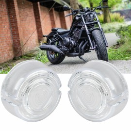 Unbranded Clear Turn Signal Lens Cover For Harley Sportster 1200/883 Dyna Softail FXSTC