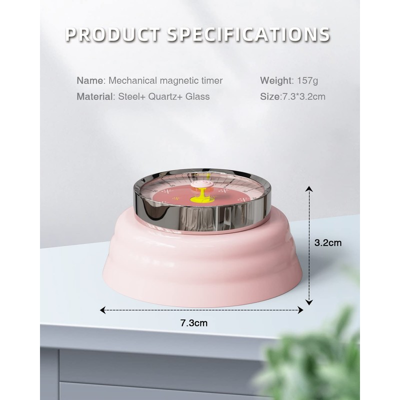 Tiergrade Kitchen Timer, Reminder Timer 360 Degree Rotating Mechanical Timer,