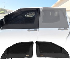 Trumgeta 4-in-1 Front Window Sun Shades Fit for Toyota Tacoma 2024 2025 2026 Window Mesh Screens