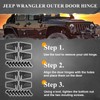 4 Door Hinges for Jeep Wrangler 2007-2018 JK JKU Unlimited