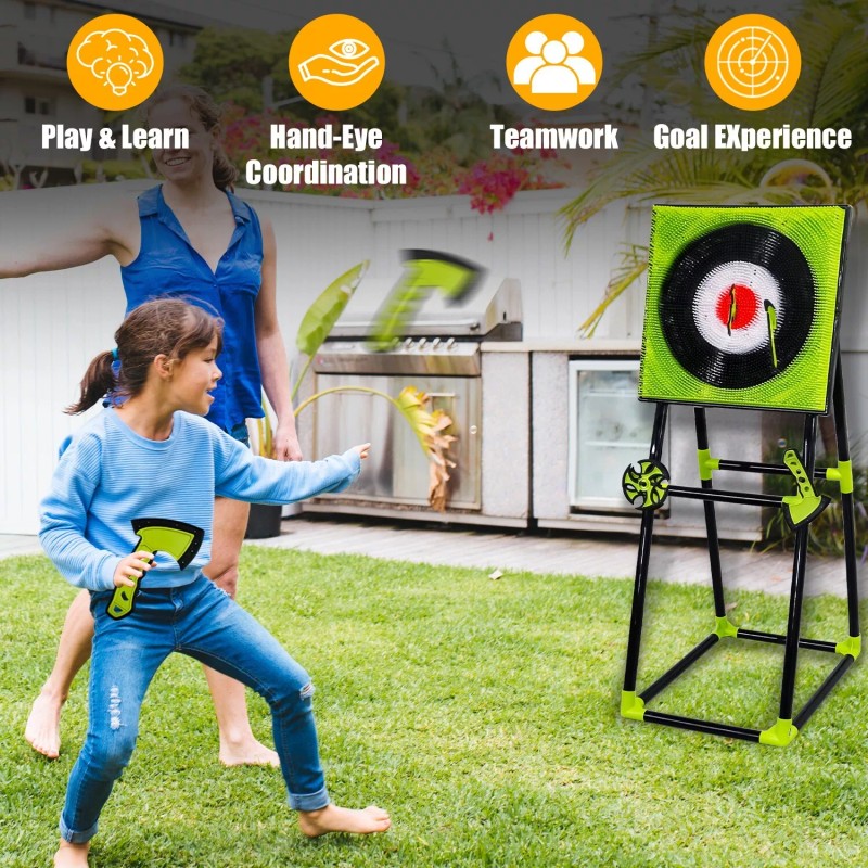 WESTTUNE Luxurious Axe Throwing Game for Backyard，Famil