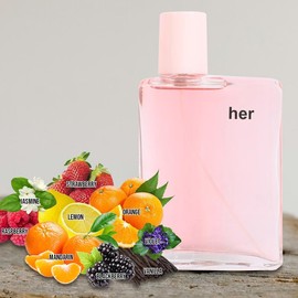 Her Royal Fragrance Eau de Parfum Natural Spray Perfume for Women 100ml/3.3fl.oz. - Fruity, Sweet, Woody, Musky and Powdery Scent