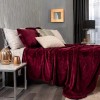 Vianney Cobertor Suave, Ligero & Elegante King & Queen Tinto