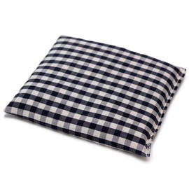 Cherry Stone Cushion 12 x 12 cm – Organic Fabric Blue/White – Heat Cushion & Cold Cushion – Grain Cushion