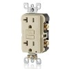 Leviton 20 Amp Light Almond GFCI Electrical Outlet Ground Fault